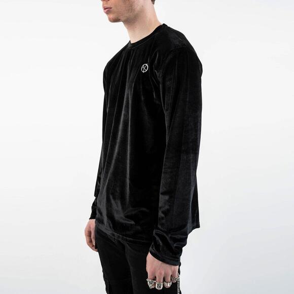 AKINGS AK Emblem Velour L/S T-shirt - Black (Size M) - Picture 3 of 4